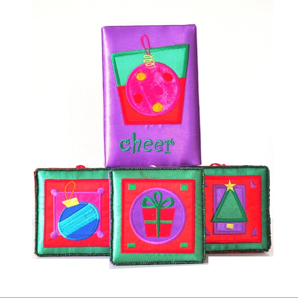 Christmas Fabric Boxes